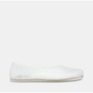 Steve Madden Gyzmo Flats in Clear | SLIGHTLY USED WITH DEFECT